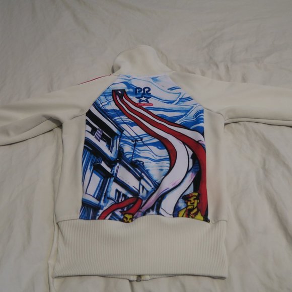 2006 Adidas Originals Puerto Rico San Juan Track Jacket Size 32 Rare Euro White - Picture 9 of 12
